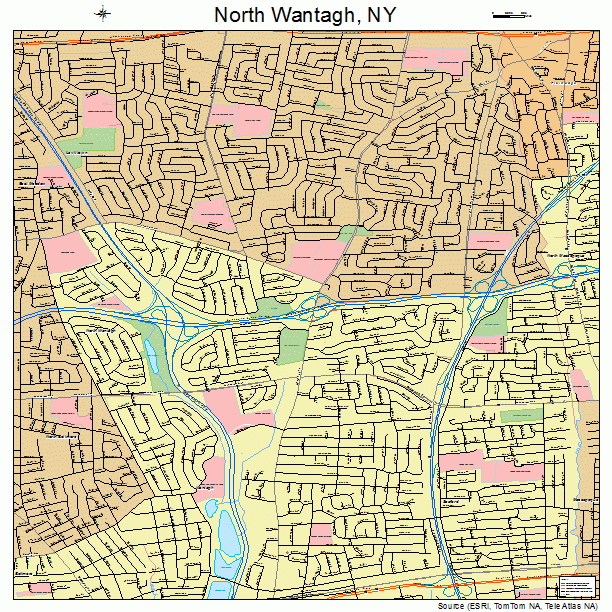 North Wantagh, NY street map