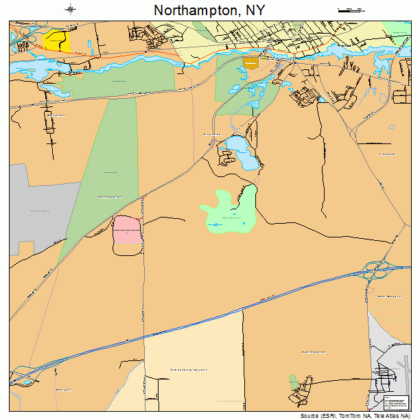 Northampton, NY street map