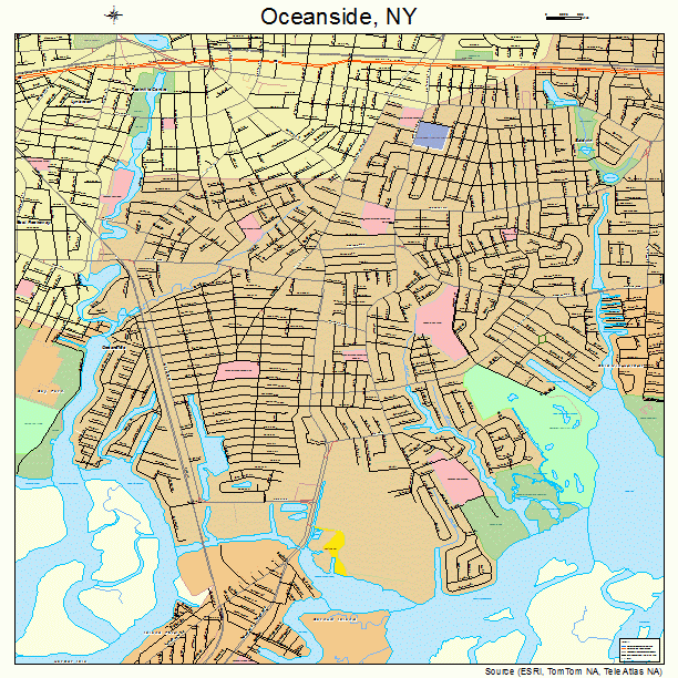 Oceanside, NY street map