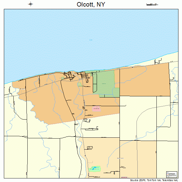 Olcott, NY street map