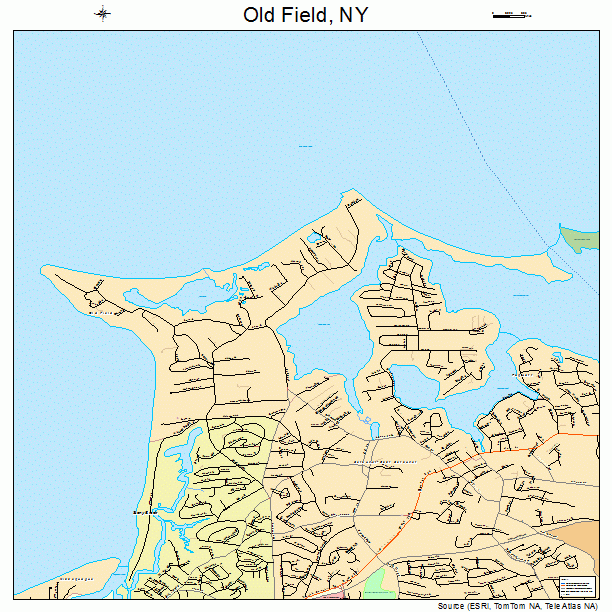 Old Field, NY street map