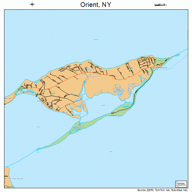 Orient, NY street map