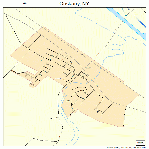 Oriskany, NY street map