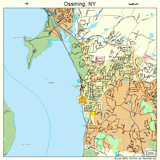 Ossining, NY street map