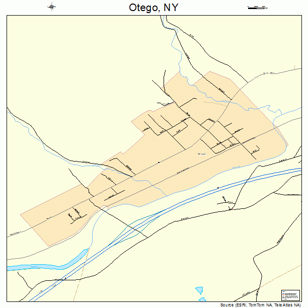 Otego, NY street map