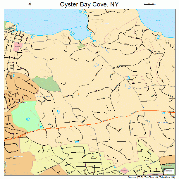 Oyster Bay Cove, NY street map