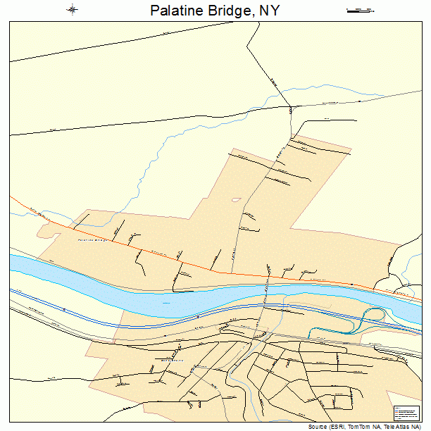 Palatine Bridge, NY street map