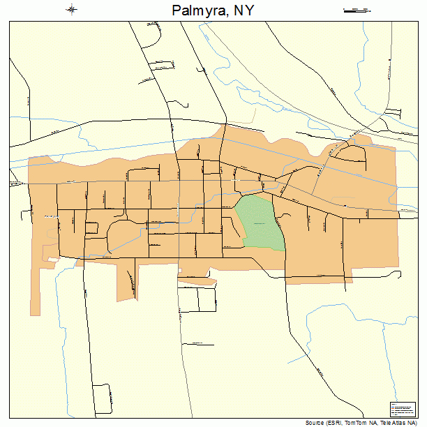 Palmyra, NY street map