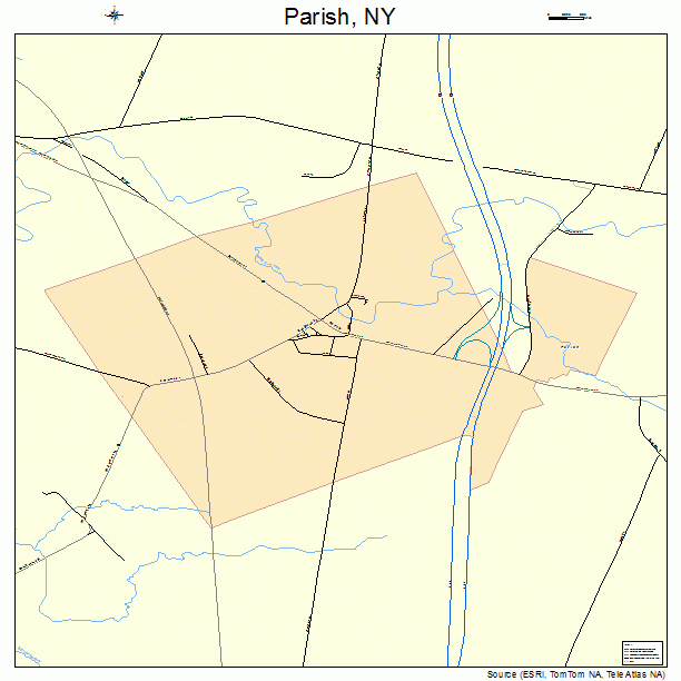 Parish, NY street map