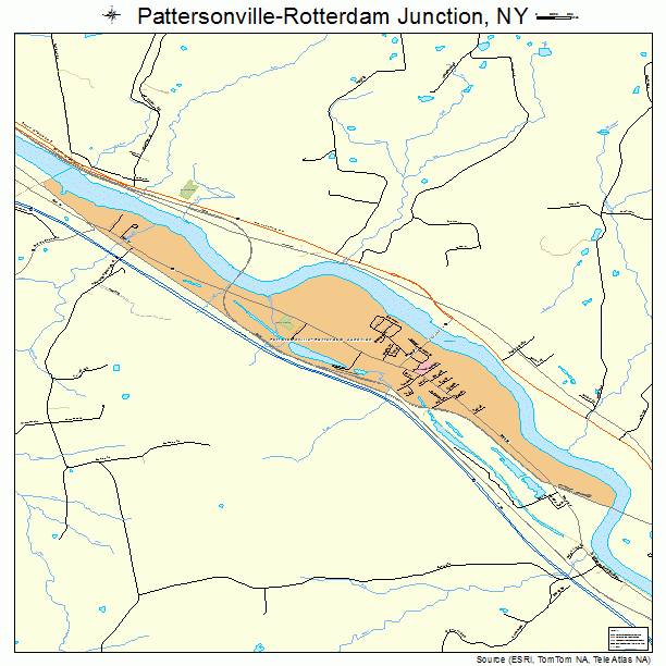 Pattersonville-Rotterdam Junction, NY street map