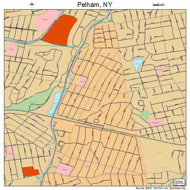 Pelham, NY street map