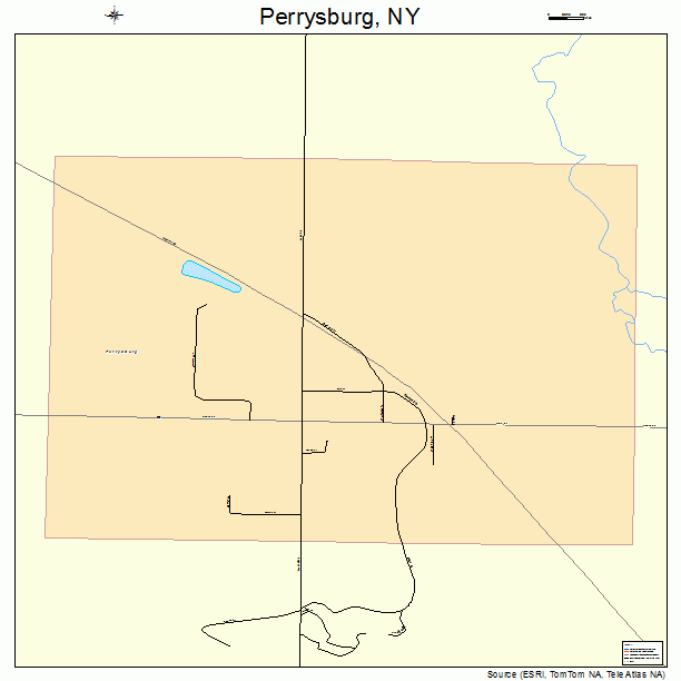 Perrysburg, NY street map