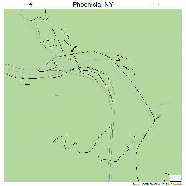 Phoenicia, NY street map