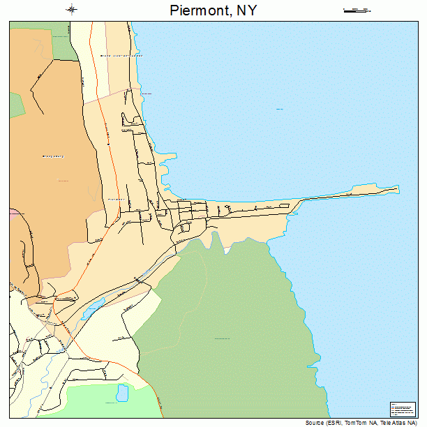 Piermont, NY street map