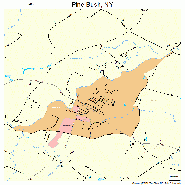 Pine Bush, NY street map