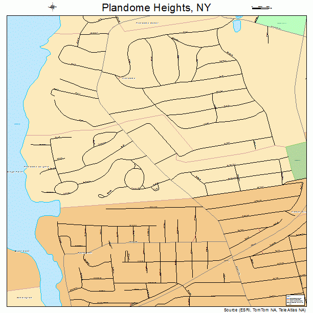 Plandome Heights, NY street map