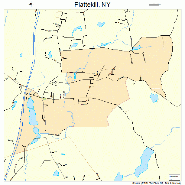 Plattekill, NY street map