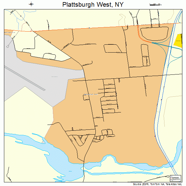 Plattsburgh West, NY street map