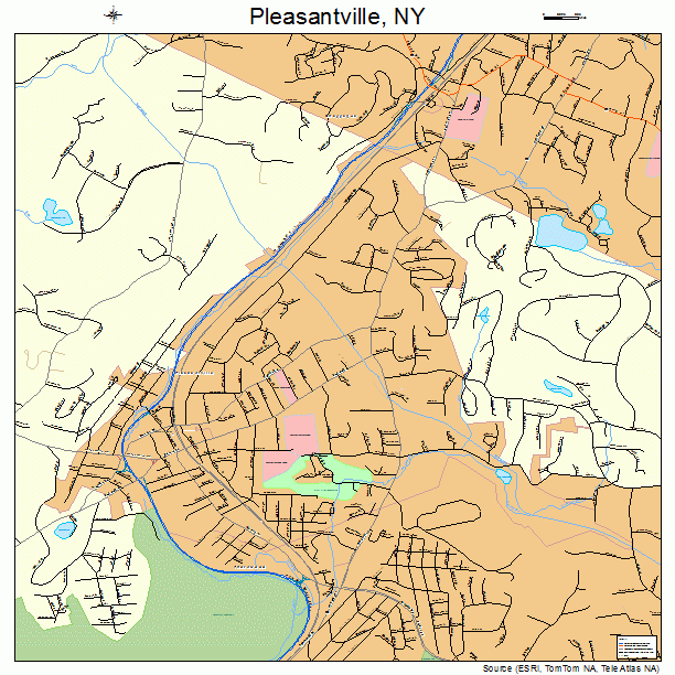 Pleasantville, NY street map