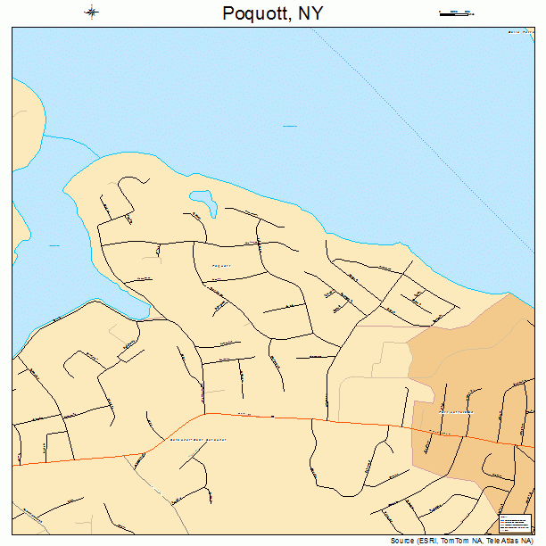 Poquott, NY street map