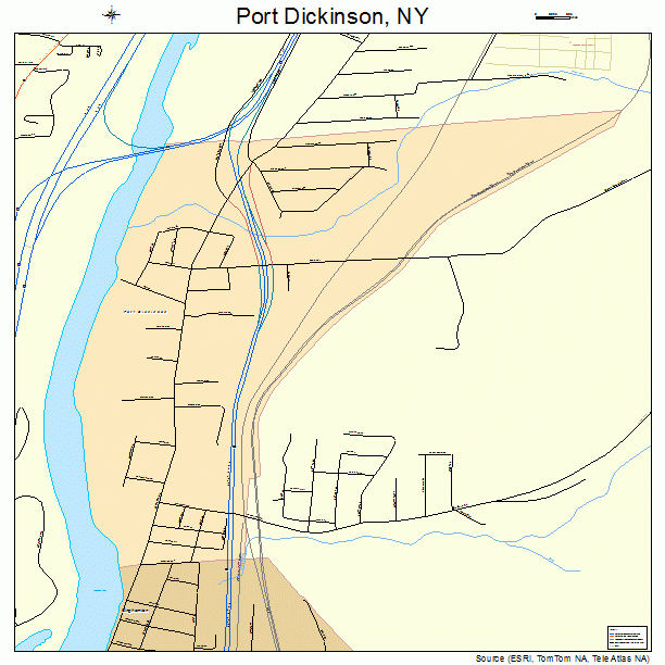 Port Dickinson, NY street map