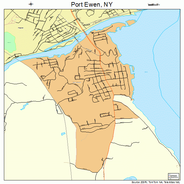 Port Ewen, NY street map