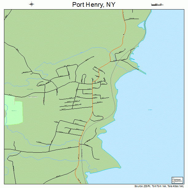 Port Henry, NY street map