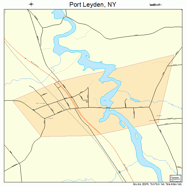 Port Leyden, NY street map