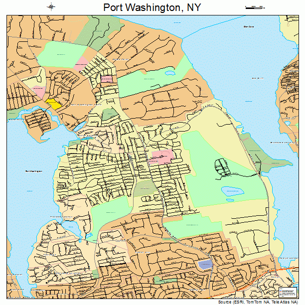 Port Washington, NY street map