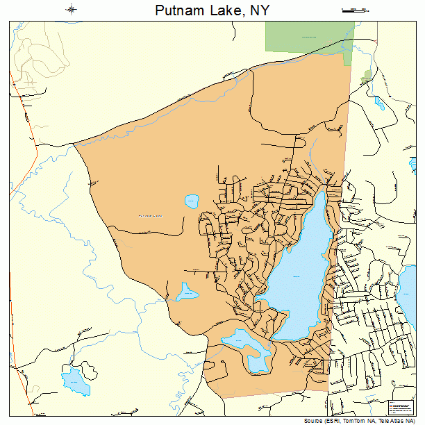 Putnam Lake, NY street map