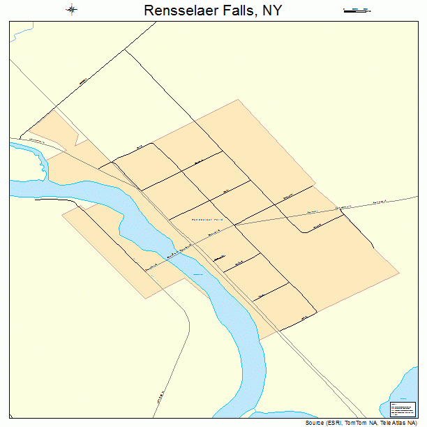 Rensselaer Falls, NY street map