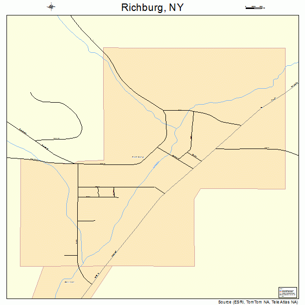 Richburg, NY street map