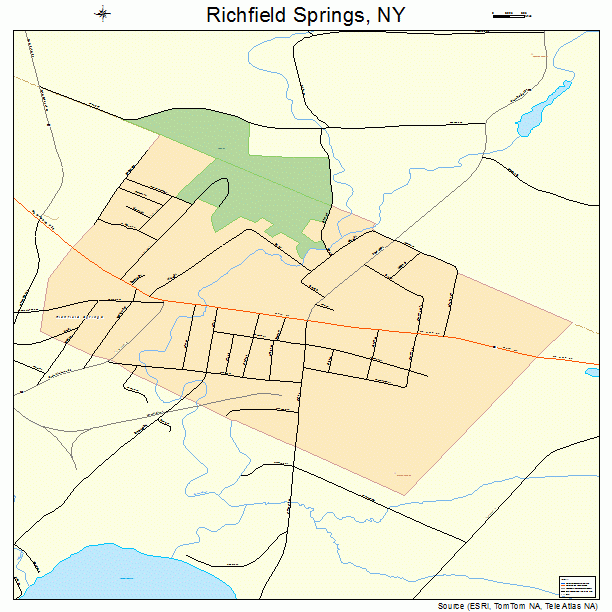 Richfield Springs, NY street map