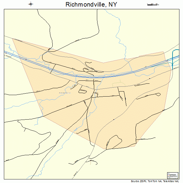 Richmondville, NY street map