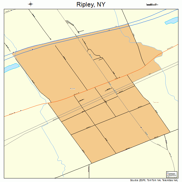 Ripley, NY street map