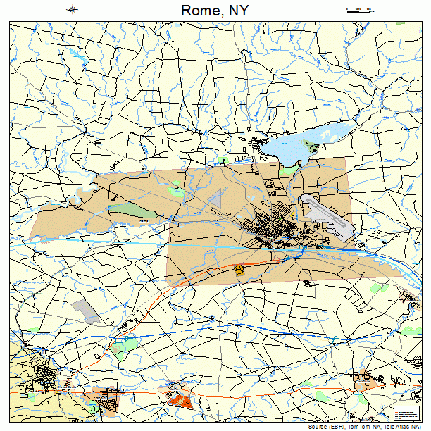 Rome, NY street map