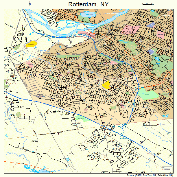 Rotterdam, NY street map