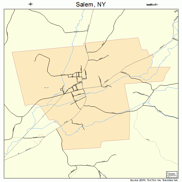 Salem, NY street map