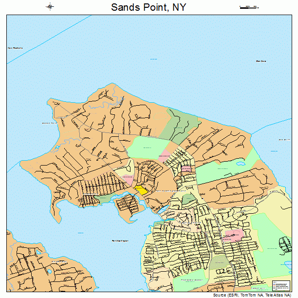 Sands Point, NY street map