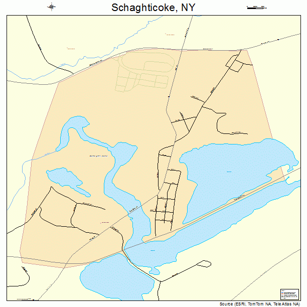 Schaghticoke, NY street map