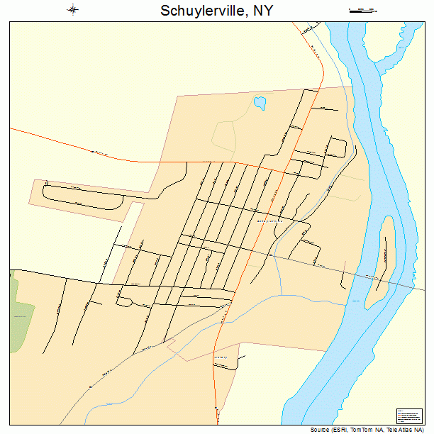 Schuylerville, NY street map