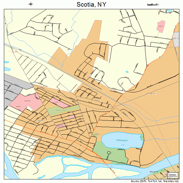 Scotia, NY street map