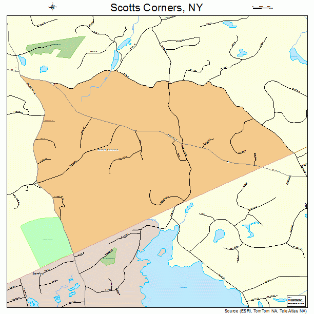 Scotts Corners, NY street map