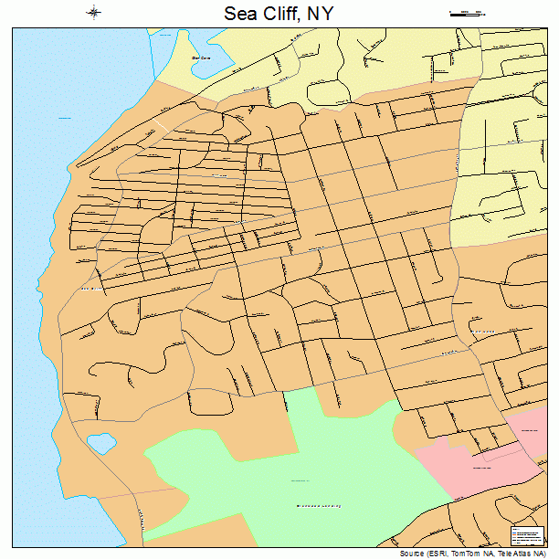 Sea Cliff, NY street map