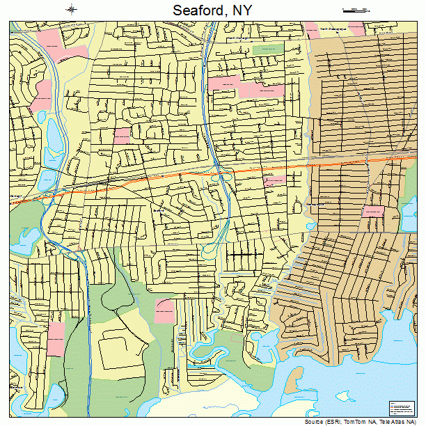 Seaford, NY street map