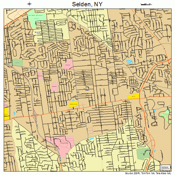 Selden, NY street map