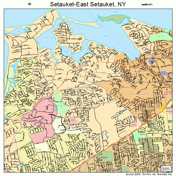 Setauket-East Setauket, NY street map