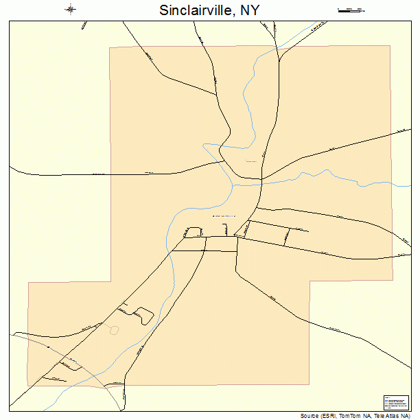 Sinclairville, NY street map