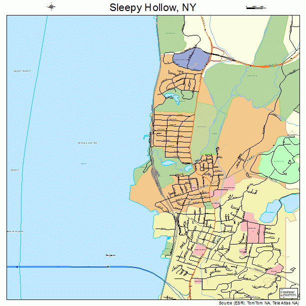 Sleepy Hollow, NY street map