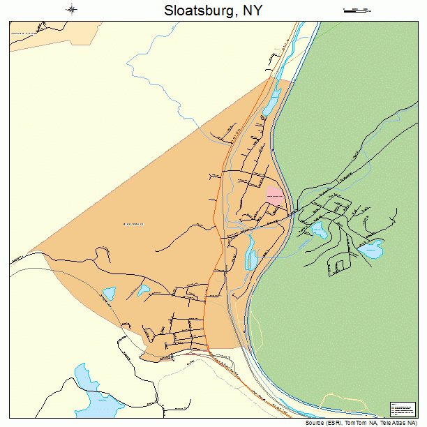 Sloatsburg, NY street map